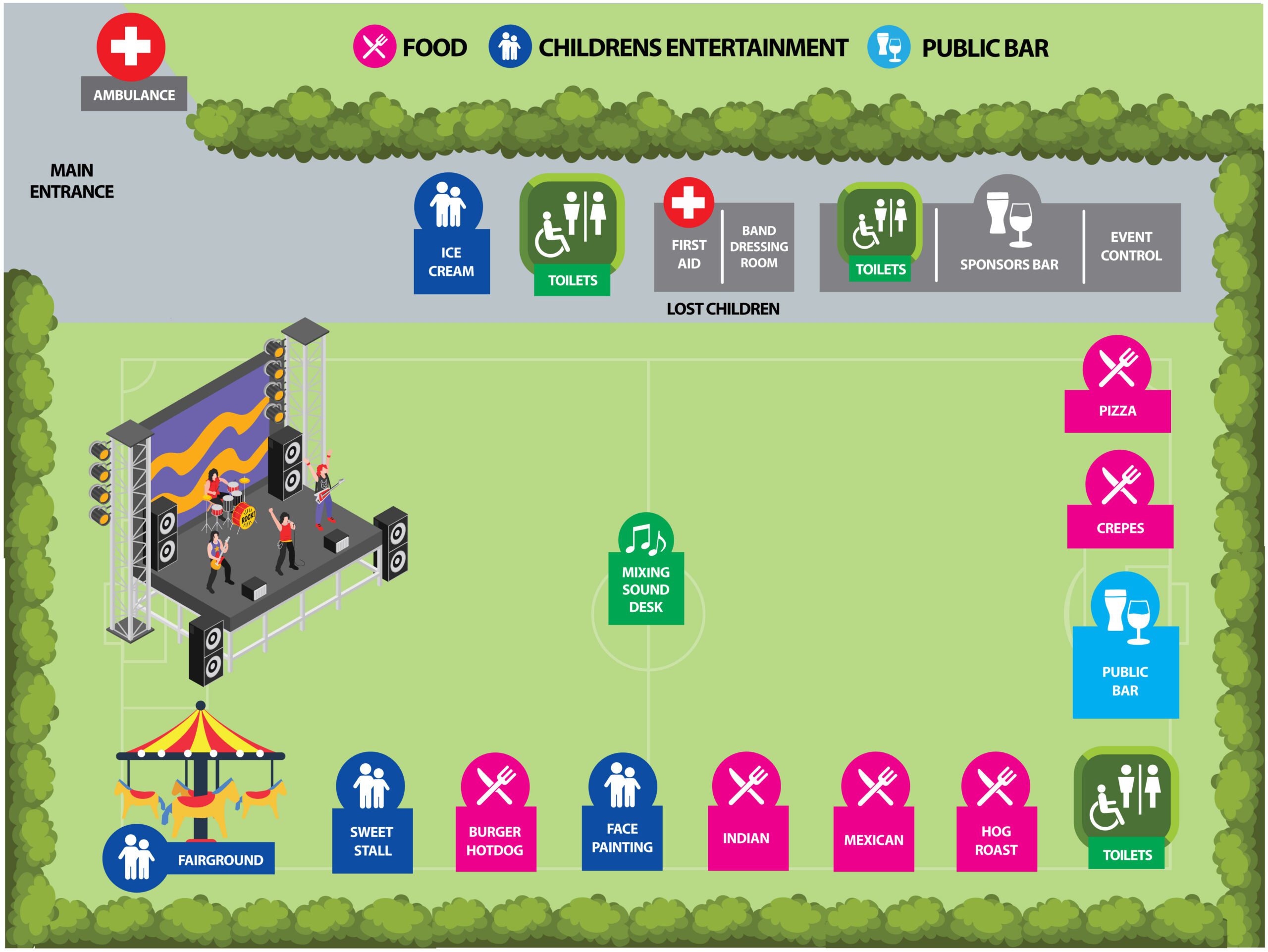 North Ferriby Festival 2024 Site Map